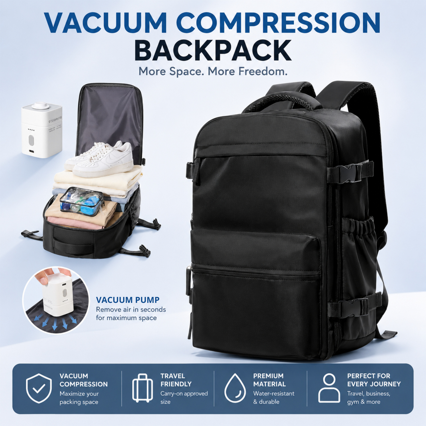 Mochila de Compresión al Vacío